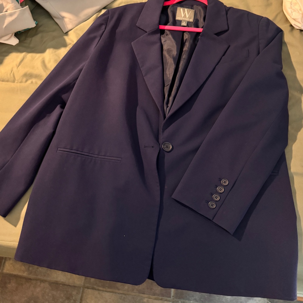 Classic Dark Blue Worthington Blazer - Size XL